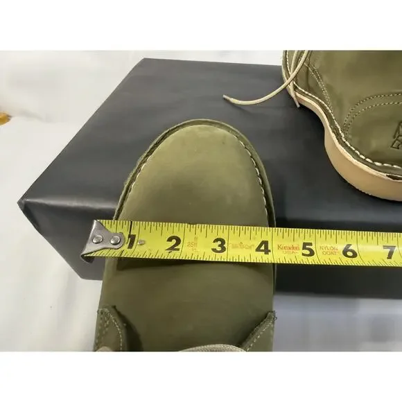 Veldskoen SORAI Leather Chukka Boots Olive Green Safari Rhino Design M10 W11.5 - Picture 8 of 10